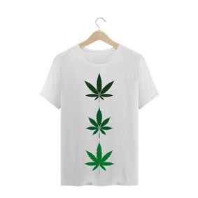 T-Shirt 3 Folhas Verdes