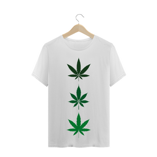 T-Shirt 3 Folhas Verdes