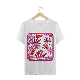 T-Shirt Maconhe-se Rosa