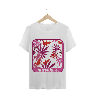 Nome do produtoT-Shirt Maconhe-se Rosa