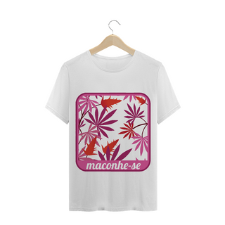 T-Shirt Maconhe-se Rosa