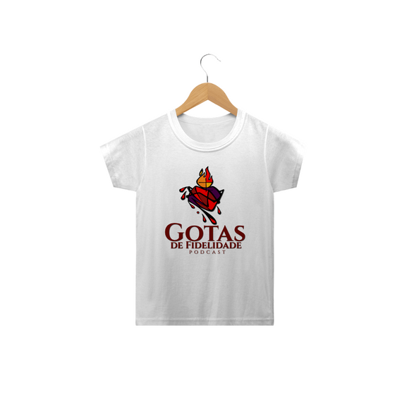 Camiseta Infantil Gotas de Fidelidade