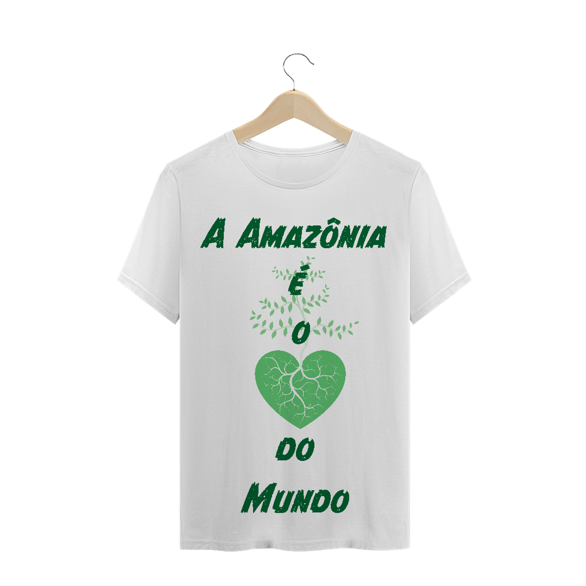 Nome do produtoT-Shirt A Amazônia é o Coração do Mundo