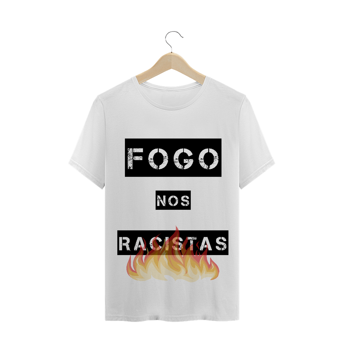 Nome do produtoT-Shirt Fogo nos Racistas 