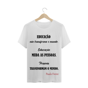 T-Shirt Educação Paulo Freire