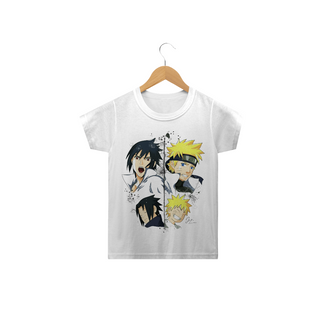 Camiseta Infantil - Naruto e Sasuke