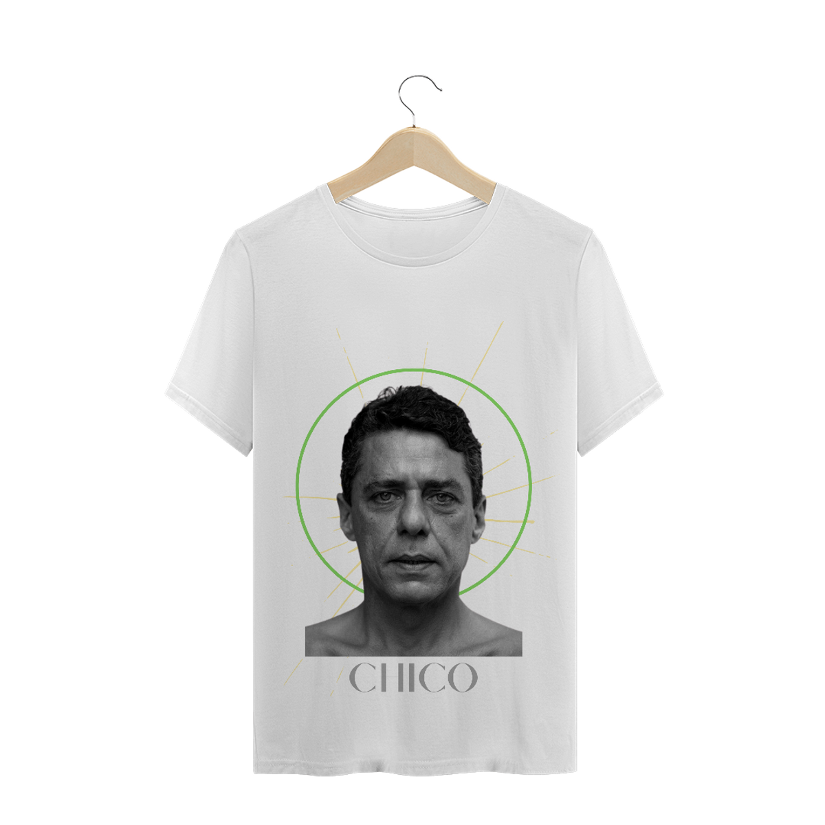 Nome do produtoT-SHIRT CHICO - COLEÇÃO BRASILIDADES - CHICO BUARQUE