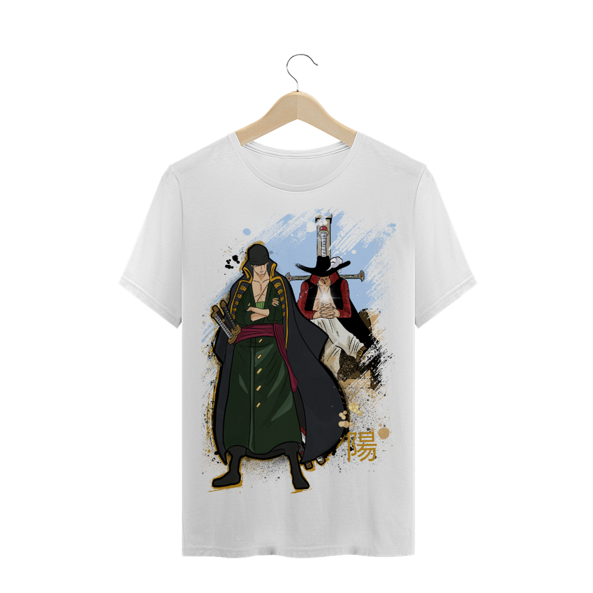 Nome do produto: PaulaYaang - T-SHIRT PRIME - Zoro/Mihawk