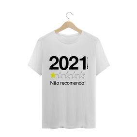 2021. Não recomendo, Camiseta Masculina, Bluza.com.br