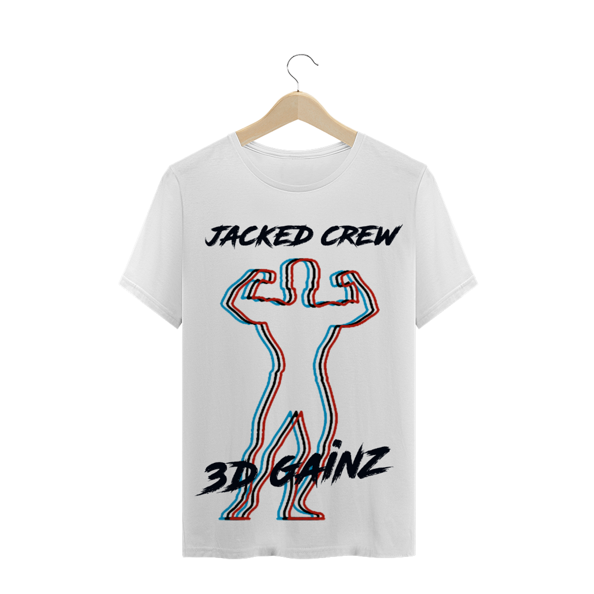 Nome do produto3D GAINZ T-SHIRT (WHITE)