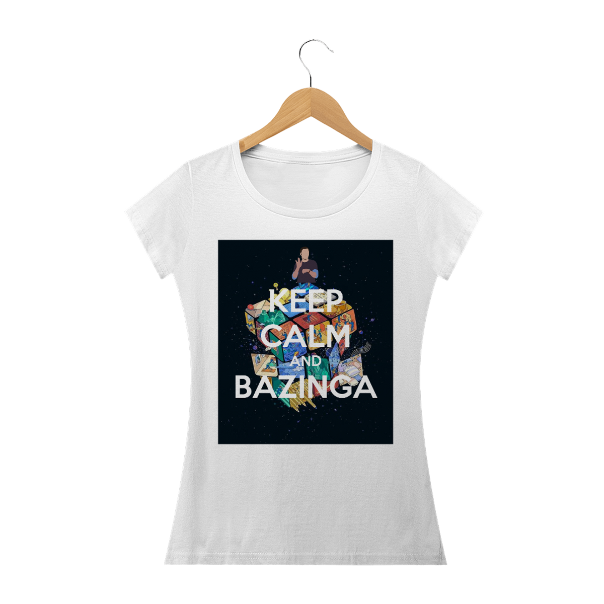 Nome do produtoCamiseta Feminina Bazinga