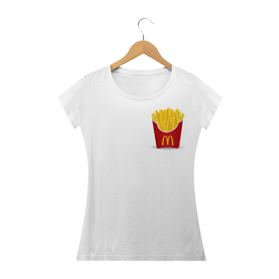 Camiseta Baby Long Quality Batata Frita Do Mc Donalds Tumblr Lanchonete