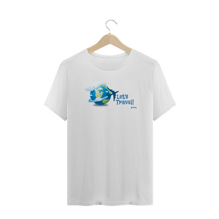 Camiseta Let's Travel Unissex Tshirt Quality