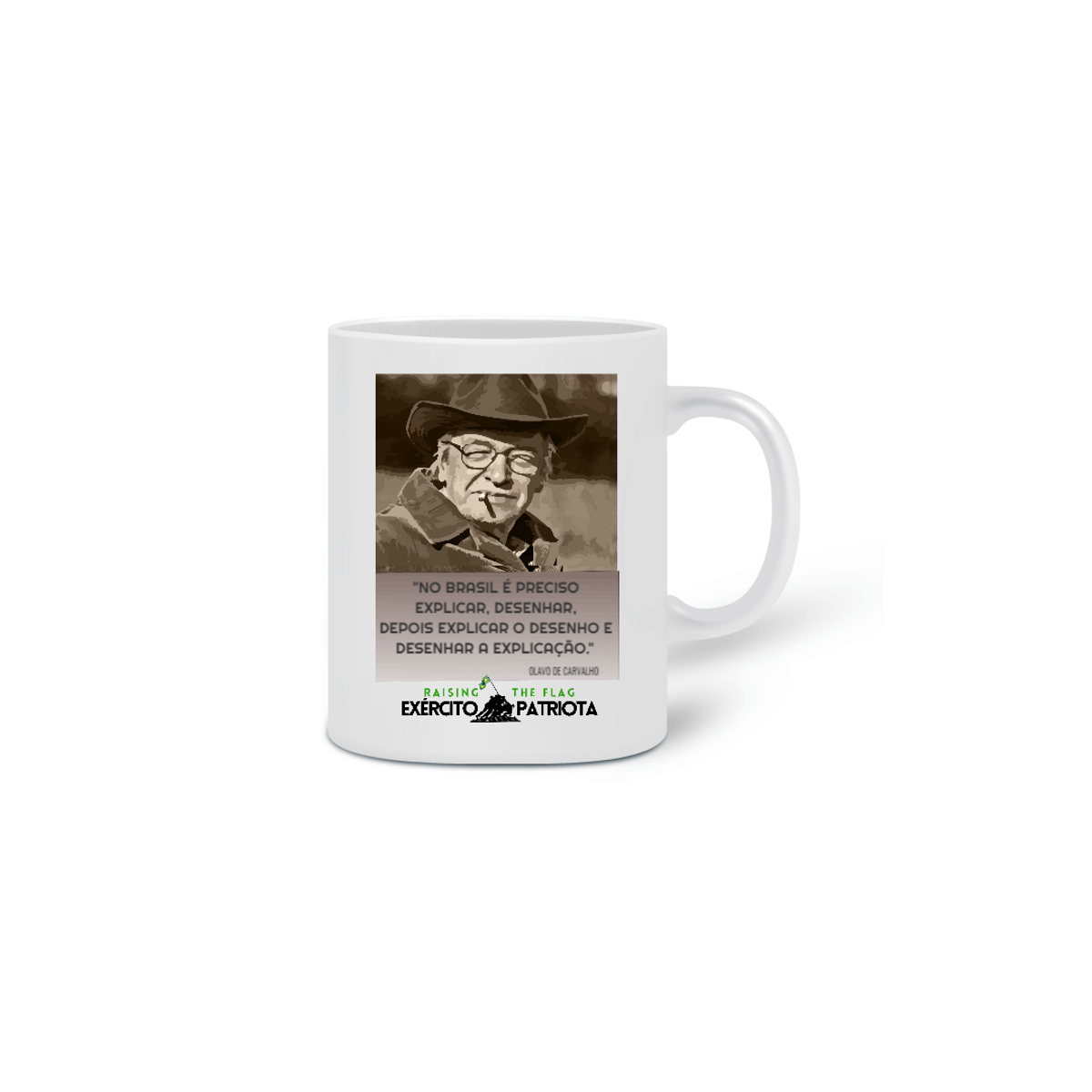 Nome do produto: Caneca Olavo de Carvalho