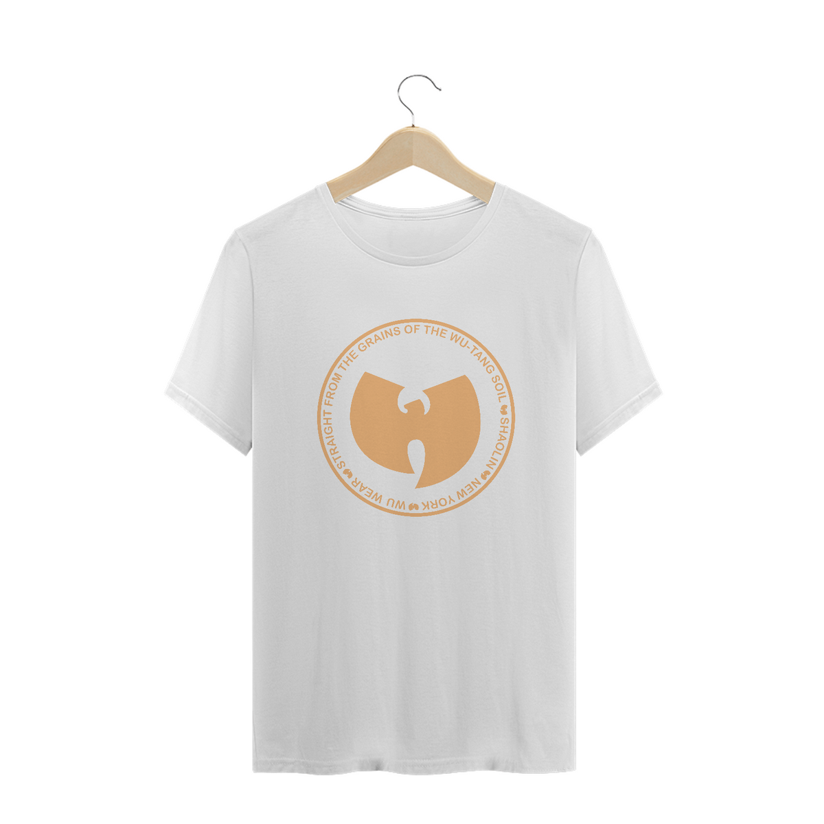 Nome do produto: Camiseta de Malha Prime Wu Tang Clan Straight from The Grains Gold