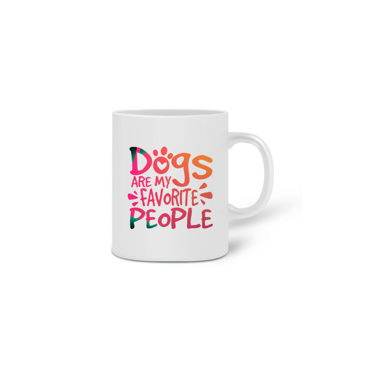 Nome do produto: Dog my People rosa caneca