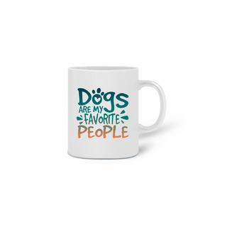 Nome do produtoDog my People caneca