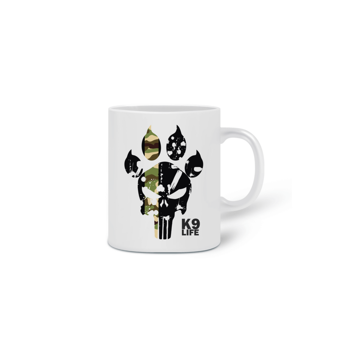 Nome do produto: Caveira K9 caneca