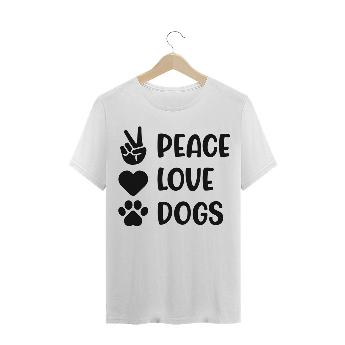 Nome do produto: Peace, Love, Dogs
