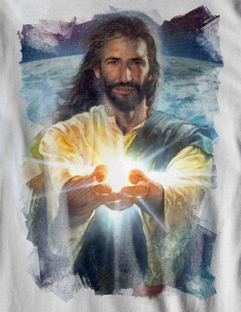 Nome do produtoCamiseta Jesus a Luz do Mundo - (unissex)