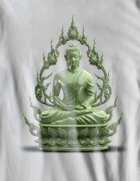 Camiseta o Buda de Jade - (unissex)