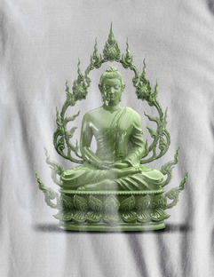 Nome do produtoCamiseta o Buda de Jade - (unissex)