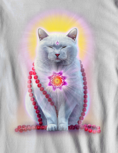 Nome do produtoCamiseta - O Gato e a Meditação - (unissex)