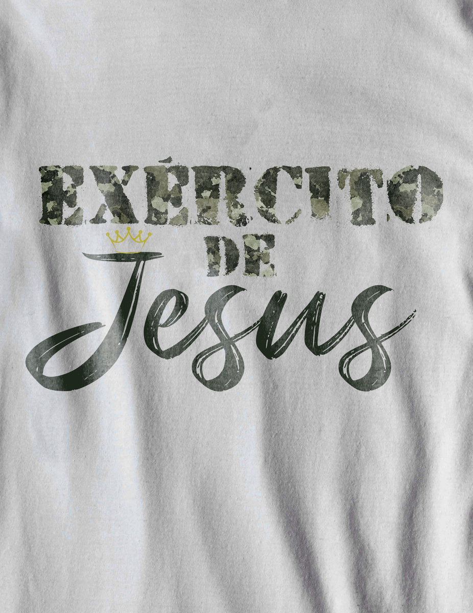 Nome do produtoCamiseta Exército de Jesus - (unissex)