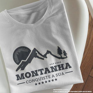Camiseta Masculina Montanha Conquiste a Sua