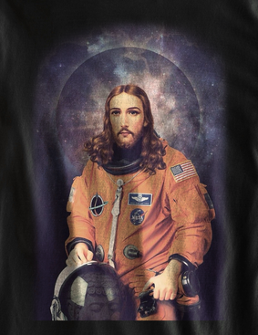 Camiseta Jesus Astronauta - (unissex)