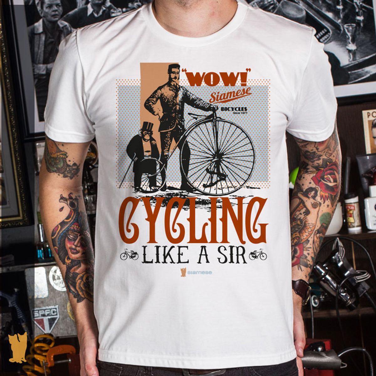 Nome do produto: SIAMESE CYCLING LIKE A SIR
