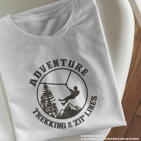 Camiseta Masculina Adventure Trekking & Zip Lines 