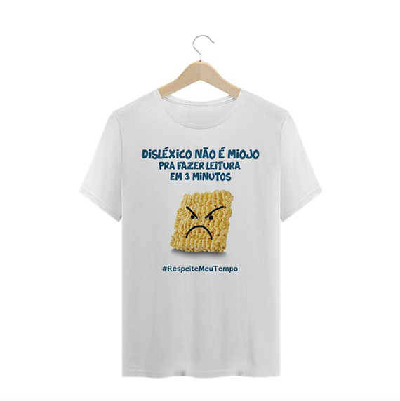 Camiseta Disléxico não é Miojo  | Masculina