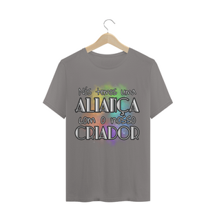 Nome do produtoCAMISETA Frase Bíblica - Aliança com o Criador // cristã