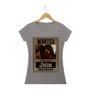 Nome do produtoCamiseta Jhin LoL Wanted 4 cores