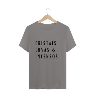 Nome do produtoT-SHIRT - COLEÇÃO MYSTIC - CRISTAIS, ERVAS & INCENSOS