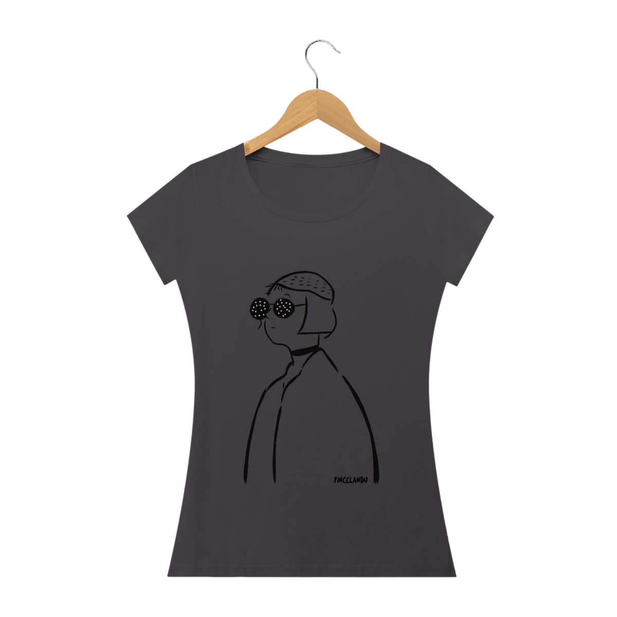 Nome do produtoT-shirt baby long desenho minimalista Pincelandu