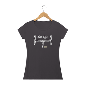 Nome do produto  Camiseta Feminina Estonada Bike LifeStyle (Cores)