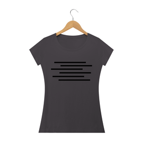 camiseta feminina - lines style