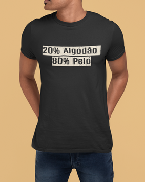 Camiseta 80% Pelo