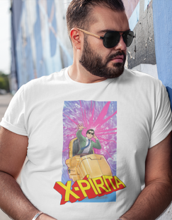 Nome do produtoCamiseta Plus Size - Professor Xavier - X-Pírita - (unissex)