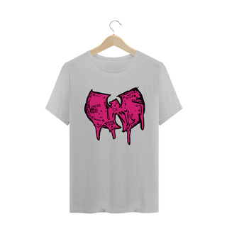 Nome do produtoCamiseta de Malha Wu Tang Clan Hip Hop PLUS SIZE Logo Draw Grafite Rosa Pink