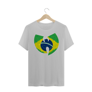 Nome do produtoCamiseta de Malha Wu Tang Clan Hip Hop PLUS SIZE Logo Brasil