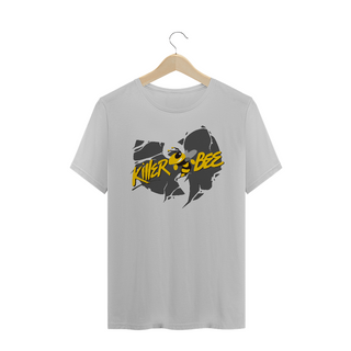 Camiseta de Malha Wu Tang Clan Hip Hop PLUS SIZE Logo Killer Bee