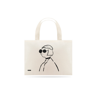 Bolsa ecobag desenho minimalista 