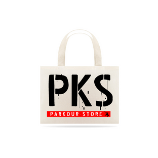 Nome do produtoSacola Ecológica - Logo PKS Preta