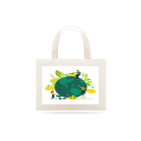 Ecobag - Salve o Planeta 2 - tamanho único 46x38 cm