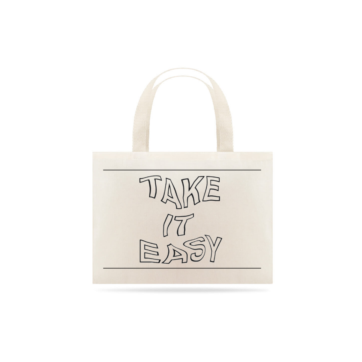 Nome do produtoEco Bag FRASES | Take it Easy