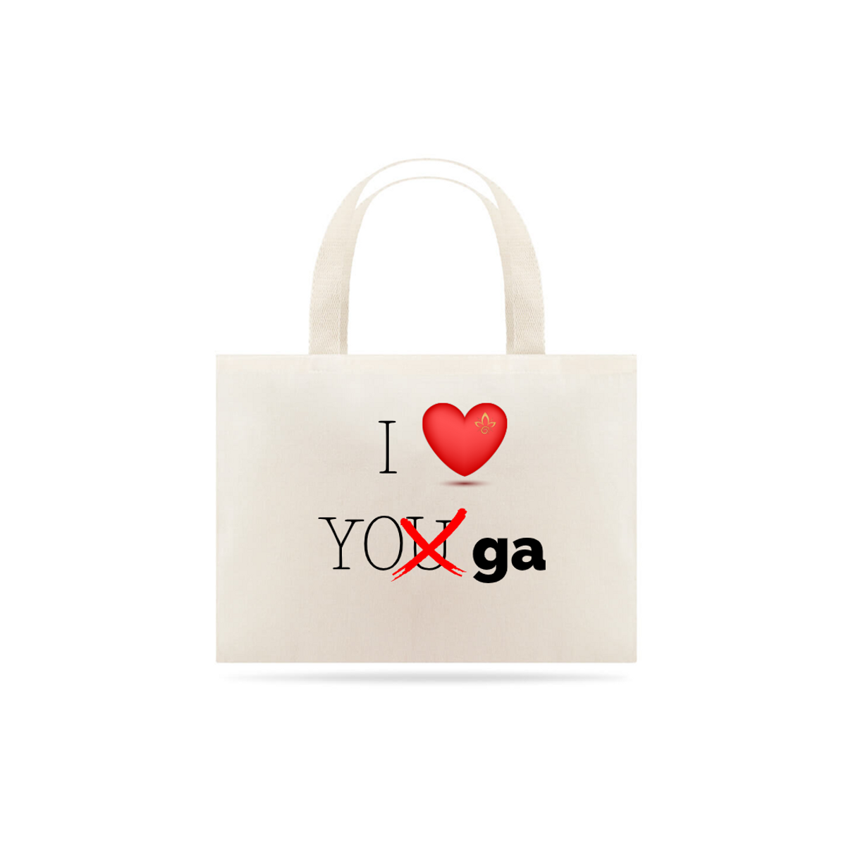Nome do produtoEcobag Nathalia Morgana Frase I love yoga (Quality)