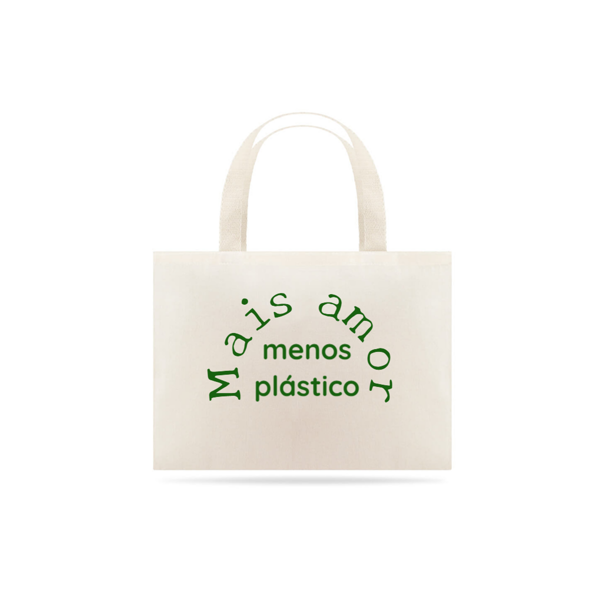 Nome do produtoMais amor, menos plástico - Ecobag